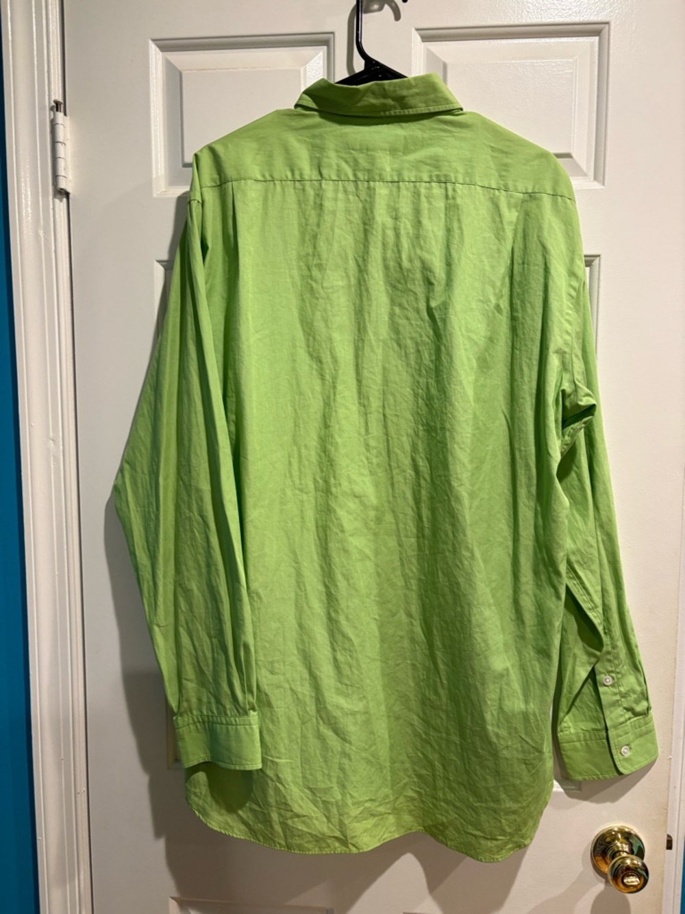 Ralph Lauren purple label button down pocket men’s  cotton shirt green XL - Picture 2 of 5